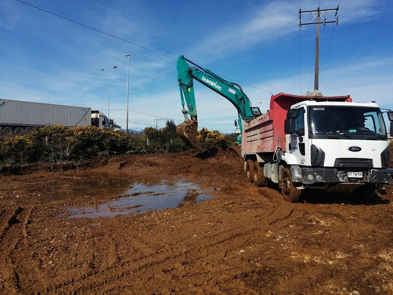 Movimiento de Tierra cliente Vittamaq Puerto Varas